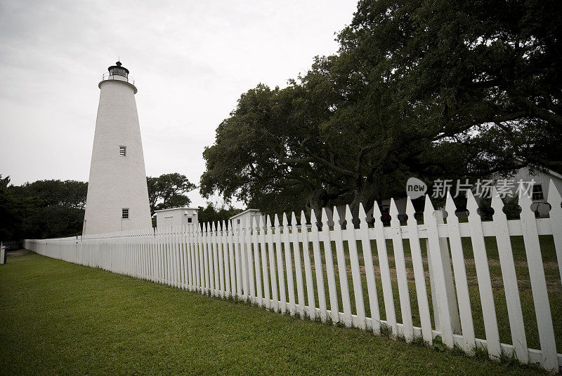 ocrac科克灯塔，北卡罗莱纳Outer Banks